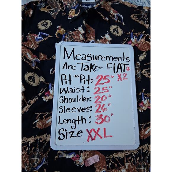 Vintage Y2k Wrangler Western Men's XXL Pearl Snap Cowboy Rodeo Equestrian Shirt - Picture 8 of 8